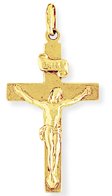 Guest and Philips - 9CT, Yellow Gold Cross Pendant CR022