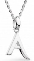 Kit Heath - Letter A, Sterling Silver Necklace 9198RPA