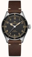 Hamilton - Khaki Aviation, Stainless Steel - Leather - Pilot Pioneer Automatic Watch, Size 38mm H76205530