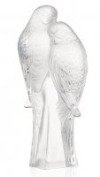 Lalique - 2 Parakeets Glass Figure 1211900