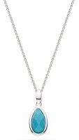 Kit Heath - COAST PEBBLE, Sterling Silver AZURE NECKLACE 90172MG