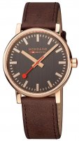 Mondaine - EVO2, Rose Gold Plated - Stainless Steel - Leather Quartz Watch, Size 40mm MSE.40181.LG