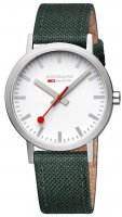 Mondaine - Classic, Stainless Steel - Fabric - Quartz Watch, Size 40mm A660.30360.17SBS