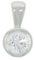 Guest and Philips - 34pt 1st Dia Rnd Set, Platinum - RO Pendant PLCIDI84238