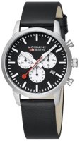 Mondaine - Classic, Stainless Steel - Faux Leather - Quartz Watch, Size 41mm MSD41420LBV