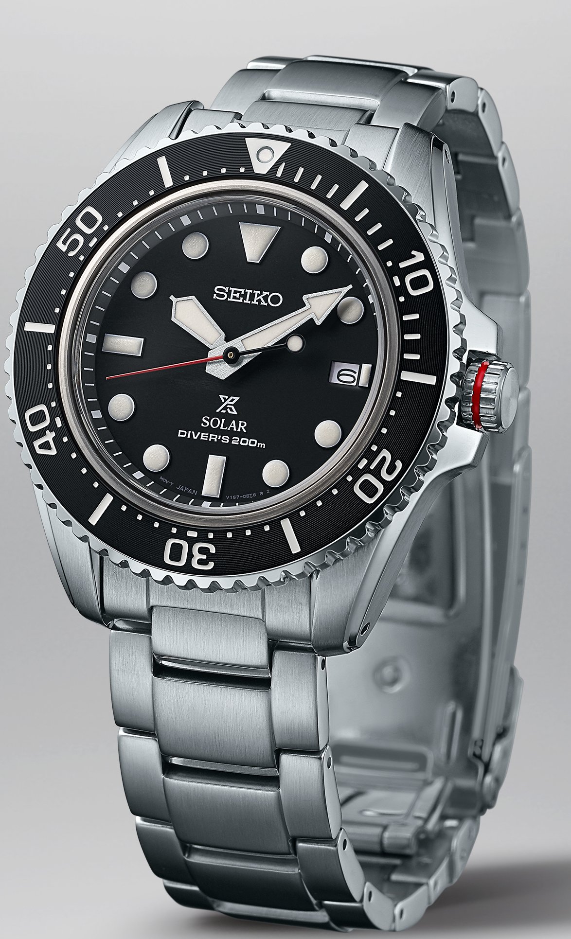 Seiko - Prospex Diver, Stainless Steel - Quartz Solar, Size   SNE589P1 | Guest and Philips