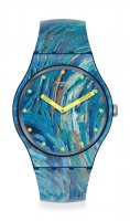 Swatch - THE STARRY NIGHT BY VINCENT VAN GOGH, Plastic/Silicone - Watch, Size 41mm SUOZ335 SUOZ335
