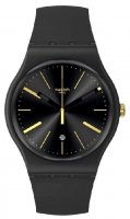 Swatch - A Dash Of Yellow, Plastic/Silicone - Quartz Watch, Size 41mm SO29B403