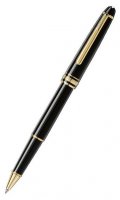 Mont Blanc - Meisterstuck Gold Coated Classic, Yellow Gold Plated 163 Rollerball Pen 12890