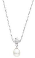 Kit Heath - Blossom Flyte, Sterling Silver - Rhodium Plated - Flower Necklace, Size 18inch 90333FPC