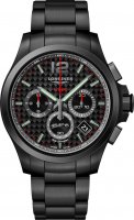 Longines - Conquest, Stainless Steel - Crystal Glass - Carbon Fibre VHP Quartz Watch, Size 41mm
