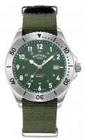 Rotary - COMMANDO, Stainless Steel - Fabric - Quartz Watch, Size 40mm GS05475-56