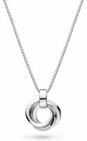 Kit Heath - Bevel Trilogy, Rhodium Plated - Sterling Silver - Petite Necklace, Size 17" 9168RP
