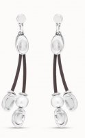 Uno de 50 - Grateful, Faux Pearl Set, Silver Plated - PENDIENTES BOND Earrings PEN0888BPLMTL0U