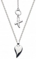 Kit Heath - Desire Kiss, Mini Sterling Silver Necklace 90BJ