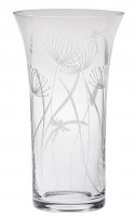 Royal Scot Crystal - Dragonfly, Glass/Crystal - Flared Vase, Size 10.5" DRLFVASE