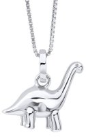 Gecko - Sterling Silver DINOSAUR PENDANT P5358