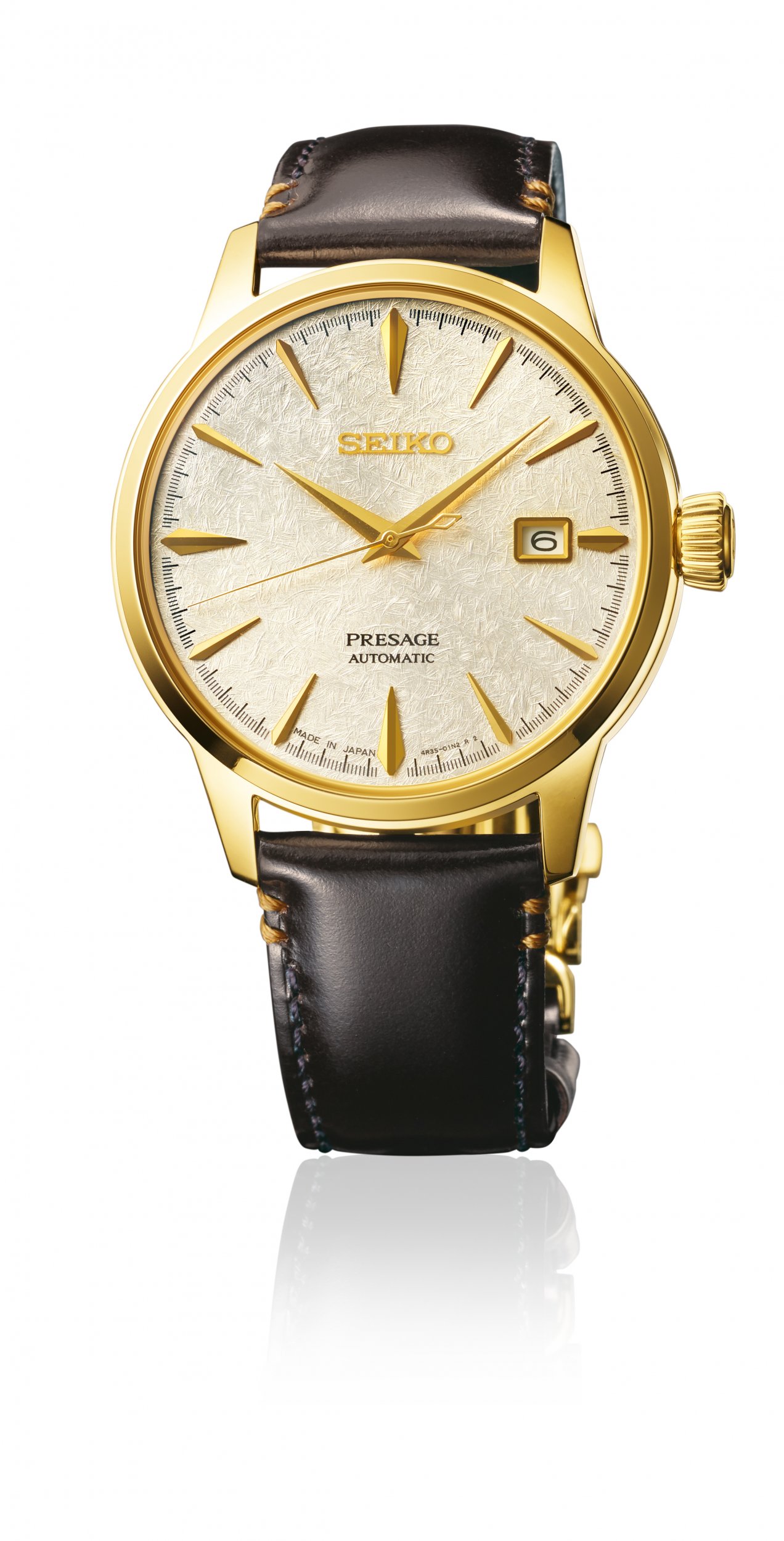 Seiko - Presage Cocktail Time Houjou, Stainless Steel - Leather - Auto &  Winding Ltd Ed Watch, Size  SRPH78J1 | Guest and Philips