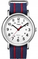 Timex - Weekender, Chrome Slip Through Strap Watch, Size Gents