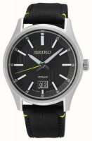 Seiko - Stainless Steel - Fabric - Quartz Watch, Size 39.5mm SUR517P1
