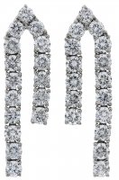 Guest and Philips - Diamond 1.22ct Set, White Gold - 18ct Drop Earrings H771