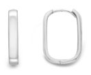 Guest and Philips - 9CT, White Gold HUGGIE EARRINGS EA018