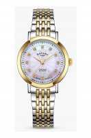 Rotary - Windsor, D x12 Set, Rose Gold Plated - MOP Quartz Watch, Size 27mm LB05302-41-D
