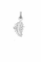 Dower and Hall - Sterling Silver Baby Feather charm - SC4-S