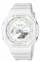 Casio - G-Shock, Plastic/Silicone One Tone 2100 Digital Quartz Watch GA-2100-7A7ER