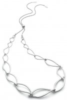 Kit Heath - Entwine Twist, Rhodium Plated - Sterling Silver - Toggle Necklace, Size 30" 90228RP
