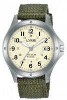 Lorus - Fabric - Titanium - Quartz Watch, Size 33mm RG891CX9