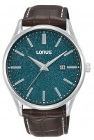 Lorus - Leather - Stainless Steel - Quartz Watch, Size 42mm RH935QX9