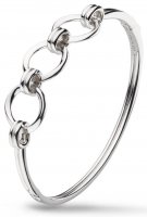 Kit Heath - BEVEL UNITY, Sterling Silver HINGED BANGLE 71174RP