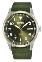 Lorus - Stainless Steel - Fabric - Quartz Watch, Size 42mm RH926QX9