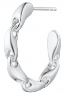 Georg Jensen - Reflect, Sterling Silver Chain Ear Hoop Right 20001515