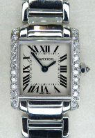 Antique Guest and Philips - Diamond Set, Yellow Gold - Cartier Tank Francias PKT1674