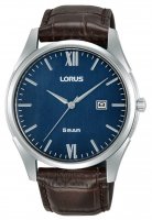 Lorus - Stainless Steel - Leather - Quartz Watch, Size 42mm RH993PX9