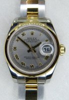 Antique Guest and Philips - Stainless Steel Rolex Lady Datejust PKT1709