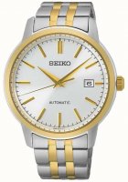 Seiko - Stainless Steel - Yellow Gold Plated - Automatic with Manual Winding Watch, Size 41.2mm SRPH92K1