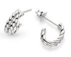 Kit Heath - marina rope, Sterling Silver stud earrings 41071rp