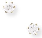 Guest and Philips - 9CT, Cubic Zirconia Set, Yellow Gold - STUD EARRINGS se303