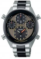 Seiko - Prospex, Stainless Steel - Khaki Stripe Ltd Ed Quartz Solar Watch, Size 42mm SFJ005P1