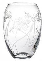 Royal Scot Crystal - Dragonfly, Glass/Crystal - Barrel Vase S, Size 14.4cm DRBARS