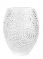 Lalique - Feuilles, Glass/Crystal - Vase, Size H 6.50" x D 3.94" (H 16.50 cm x D 10.00 cm) 10745500