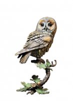 Richard Cooper - Tawny Owl, Bronze Ornament - 1083