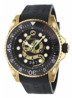 Gucci - Dive, Yellow Gold Plated - Stainless Steel - Leather Snake Motif Quartz Watch, Size 45mm YA136219