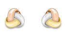 Guest and Philips - Rose Gold 9ct Knot Earrings ER717
