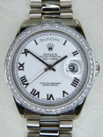 Antique Guest and Philips - Diamond Set, Stainless Steel - Rolex Day-Date PKT1682