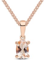 Guest and Philips - Morganite Set, Rose Gold - 9ct Pendant 62-74-017