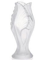 Lalique - Iris, Glass/Crystal Vase 1200600